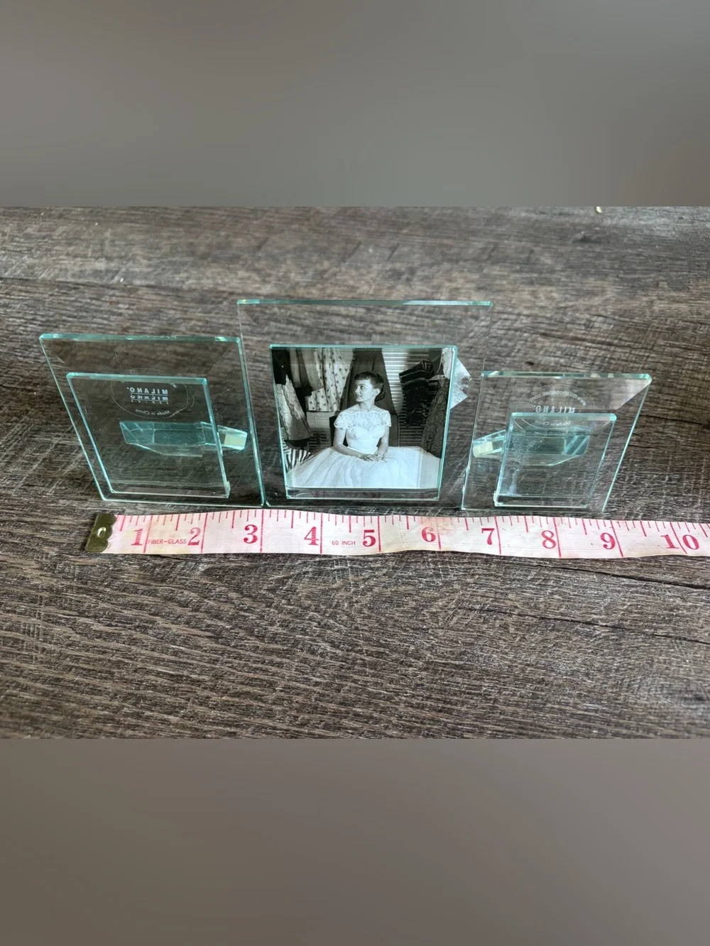New! Milano Clear Glass Picture Frames